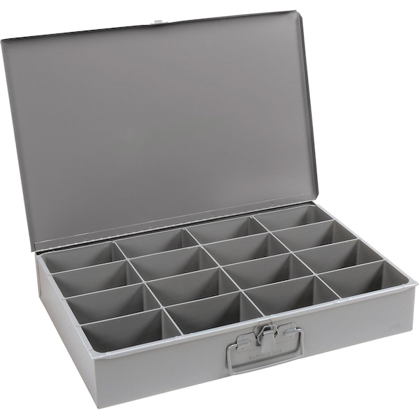 Durham Mfg Durham Steel Scoop Compartment Box, 16 Compartments, 18 x 12 x 3 113-95 - main